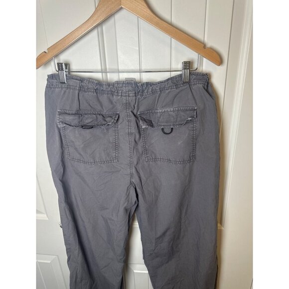 Garage Gray Parachute Cargo Pants Relaxed Fit, Size P/S - Picture 4 of 5